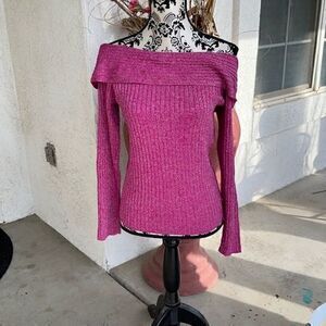 Inc women sweater new off shoulder. Large Red and XL gray